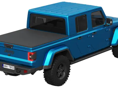 Jeep Gladiator Willys 2024 3D model