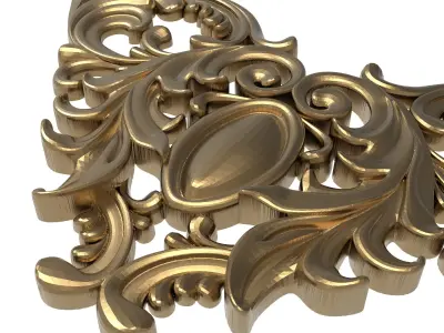  decorative pattern ready for 3D printing 3D model 184