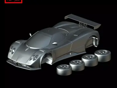 Pagani Zonda GR 2003 3D print model