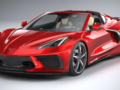 Chevrolet Corvette C8 Stingray CG 2020 3D model
