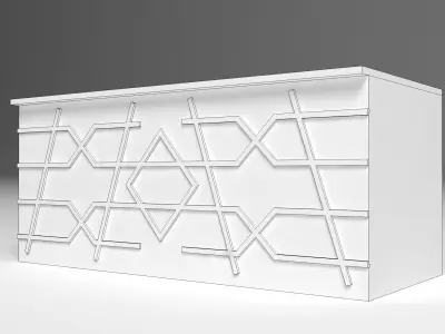 Buffet Table 3D model purchase