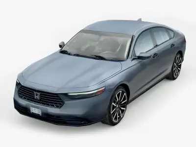 Honda Accord hybrid 2023 Low-poly 3D model