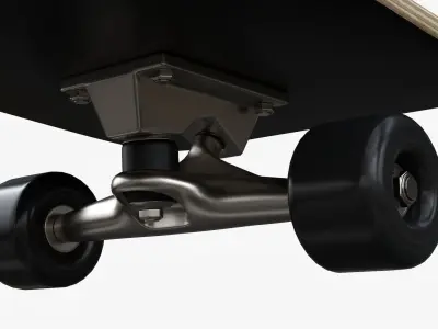 Skateboard 01 3D model