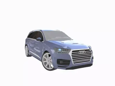 audi q7 2018 3D model
