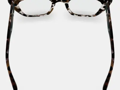 Lorena Eyeglasses in Black Currant Tortoise 3D model