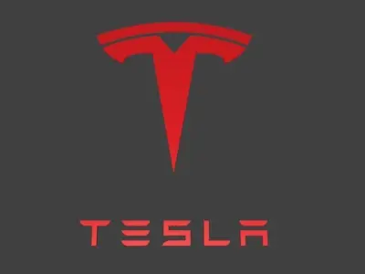 Tesla logo 3D model