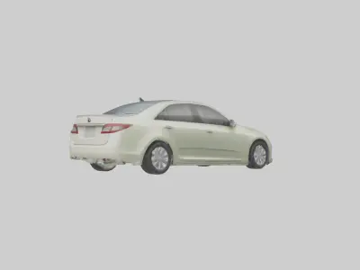 Ecofriendly Sedan model 3D model