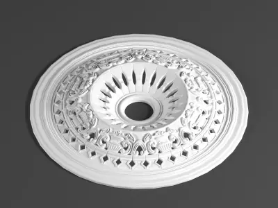 9 ornamental  decoration for ceiling 3d model kitbash vol 30 3D model
