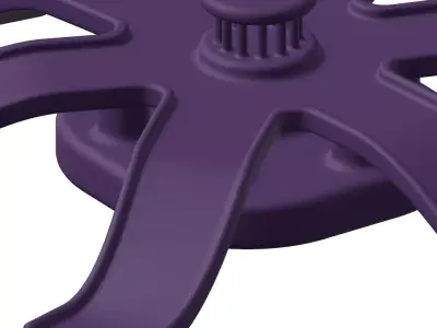 Plastic Highway Circular Bridge Toy 3D model