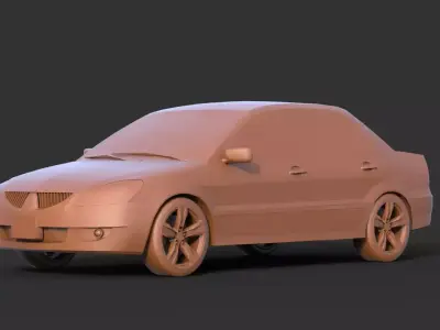 Mitsubishi Lancer IX 2005 3D print model