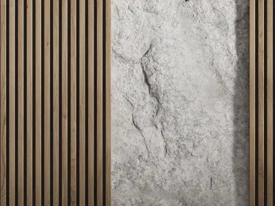 3d Wall Panel 1 Headboard 3D model