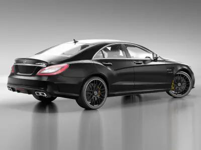 MERCEDES BENZ CLS 63S AMG 2015 3D model