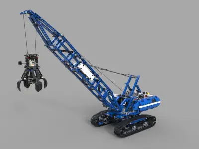 Lego Crawler Crane 3D model