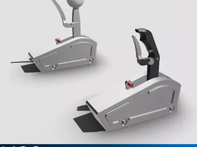 B and M Pro Ratchet Shifters x2 Drag Shifter 3D print model