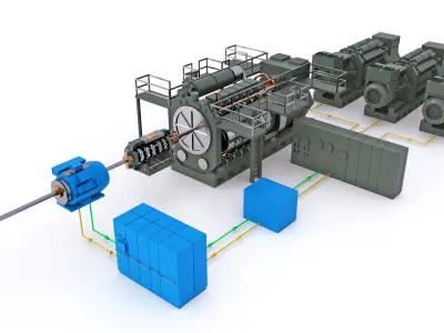 SGM system 3D model