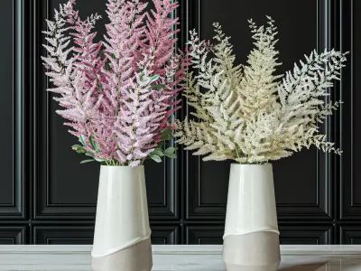 Flower Set 039 Astilbe 3D model