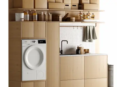 Laundry Room 3D model