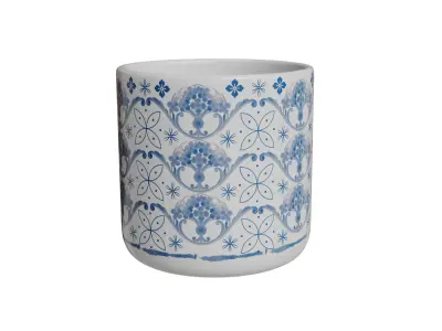 Decorative Mug Free 3D model