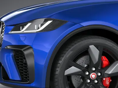 Jaguar F-Pace SVR 2021 3D model