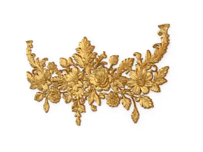 Classic decor ornament carved 60 3D model
