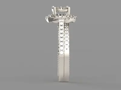 bride wedding ring jr0007 3D print model