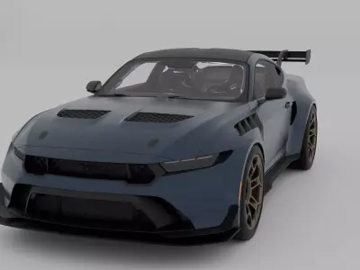 Ford Mustang GTD 3D model