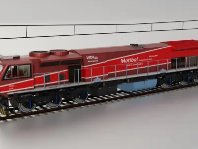WDP 4D in DLS Alambagh new livery named MotiBai 3D model