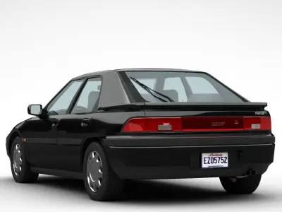 Mazda 323 F 1991 3D model