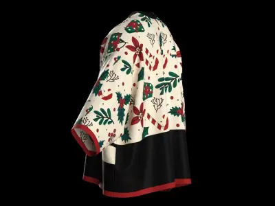 Male oversized tshirt 3D model