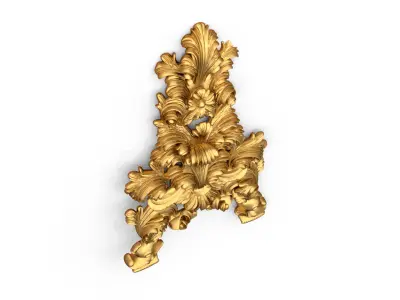 carved classic decorative ornament cnc 3d printing stl 04 3D model