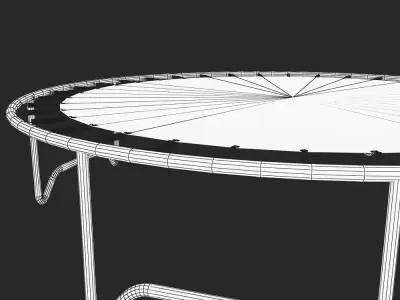 Trampoline Low-poly 3D model