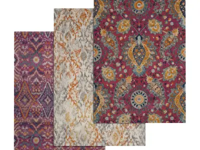 Rug Set 2092 3D model