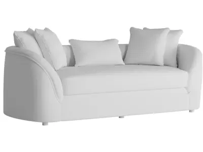 Curved Sofa 3D model