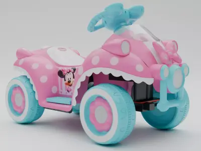 toy car Low-poly 3D model by mr-jacks3d from CGTrader (Low-poly)