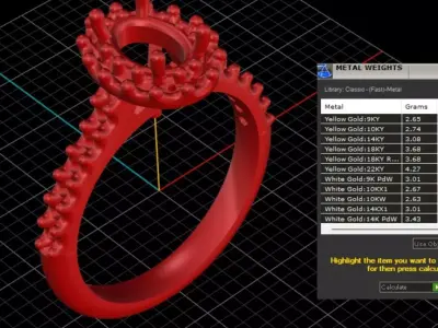 ring woman 3D print model purchase