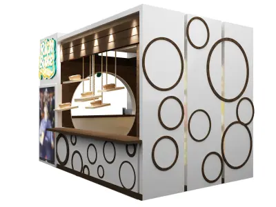 Booth Exhibition Stand a103 3D model