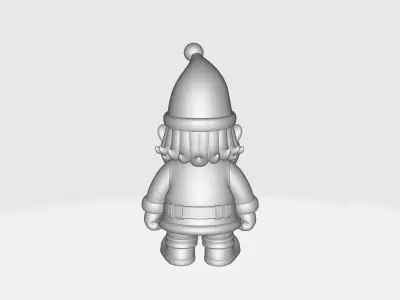 Santa Claus Figurine Christmas Decoration Holiday Ornament   3D print model