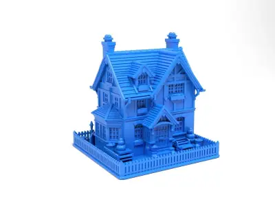 English House 3D print model