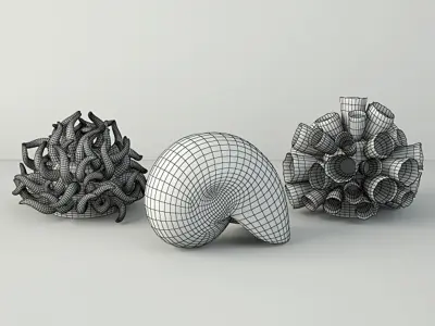 Decorative Ceramic Figures by ZARA HOME 3D model