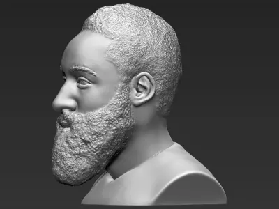 James Harden bust 3D printing ready stl obj formats  3D print model