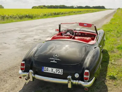 Mercedes Benz 190 SL 3D model