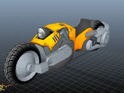 URBAN BIKE Low-poly 3D model