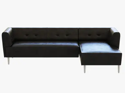 BoConcept Philly sofa leather 3D model
