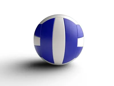 Voleyball Ball M01B Low-poly 3D model
