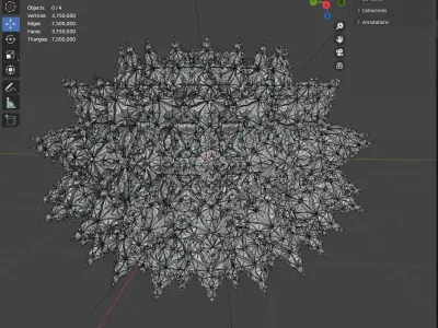 religion kaleidoscope decorative accessories 3D model