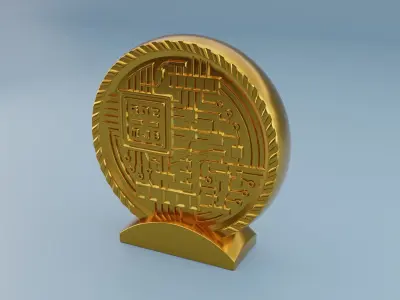 Bitcoin Crypto Cup 3D print model  3D print model