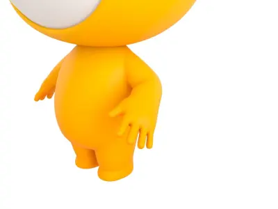 Character261 Rigged Mascot 3D model