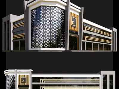 10 Contemporary Building 3D model