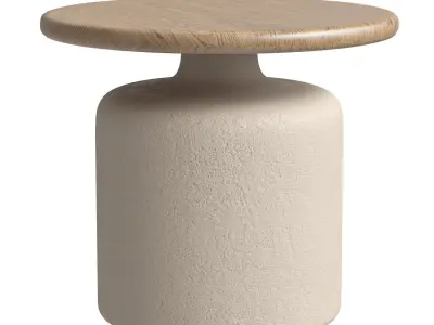 Wooden Contemporary Centerpiece Tea Table Coffee Table 3D model