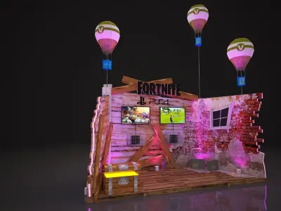 Fortnite Stand 3D model